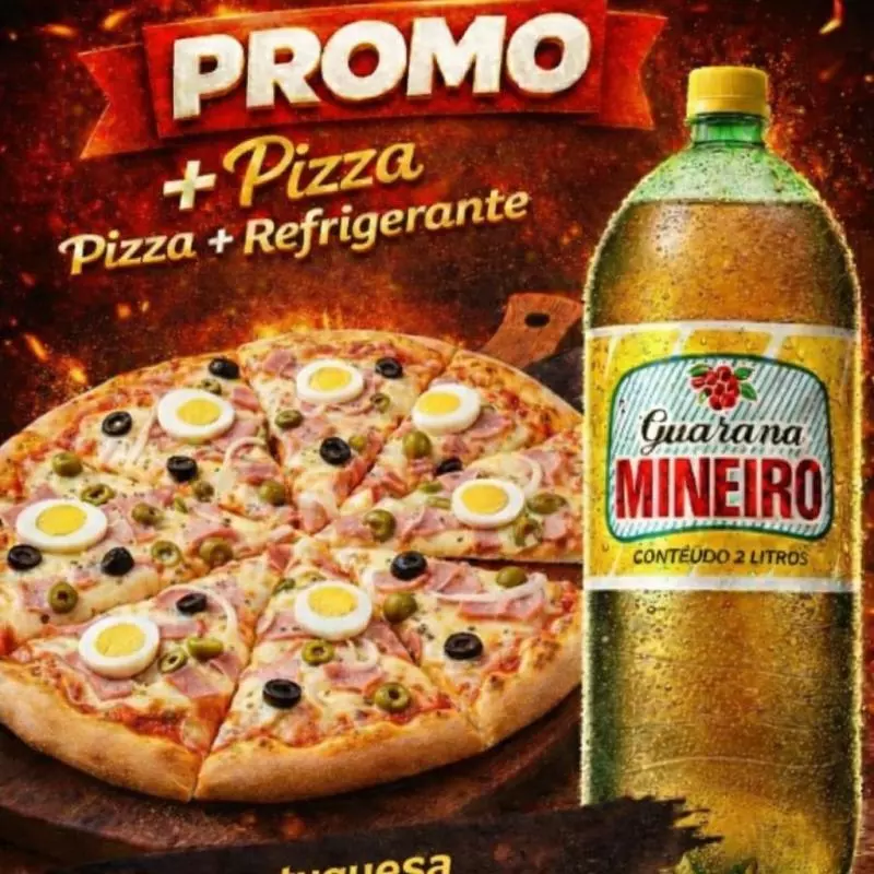 Pizza Portuguesa + Refri 2lt