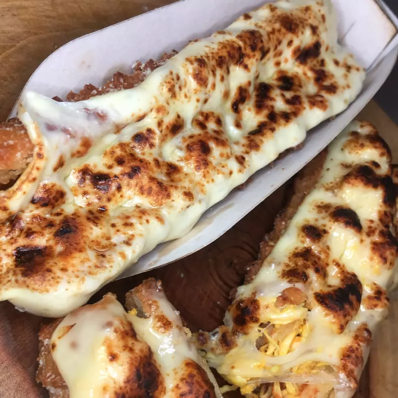 Churros salgado frango com queijo