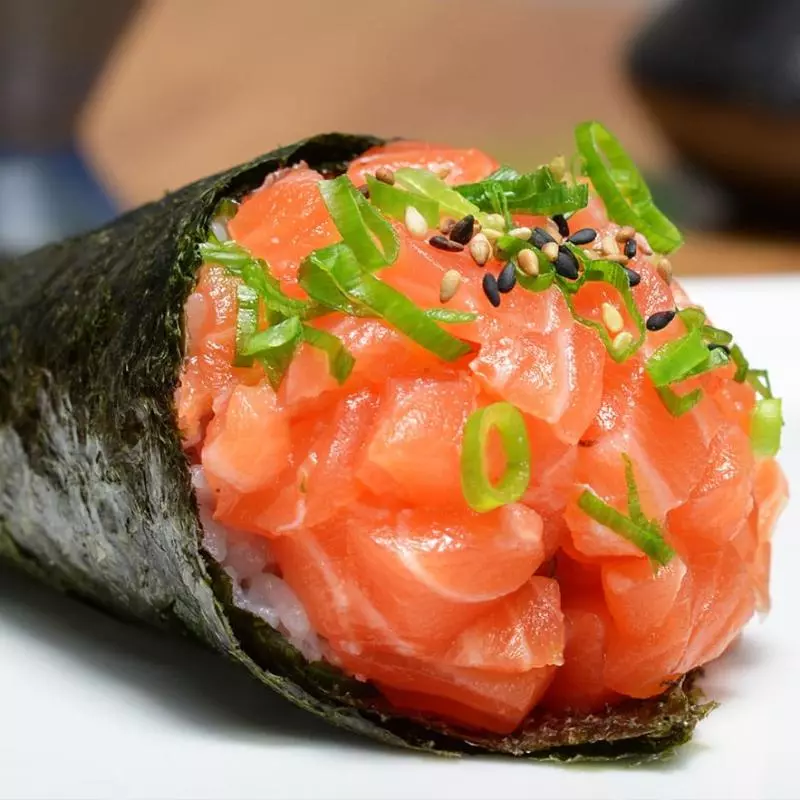 Temaki Salmão Simples