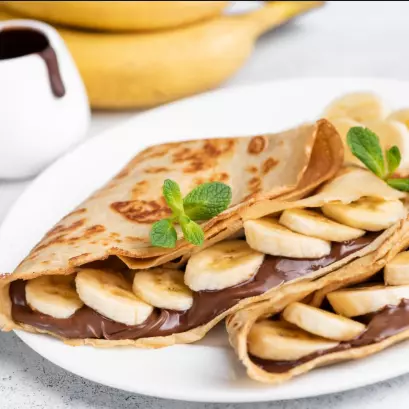 Crepe Nutella com banana
