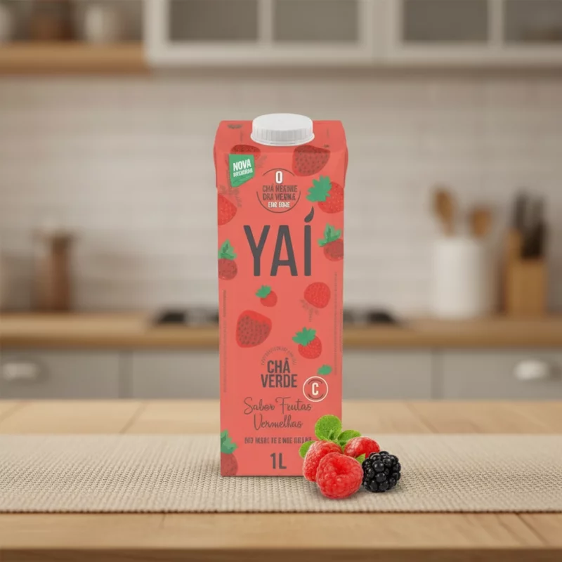 CHÁ VERDE FRUTAS VERMELHAS 1 LITRO