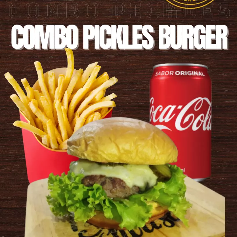 Combo Pickles Burger