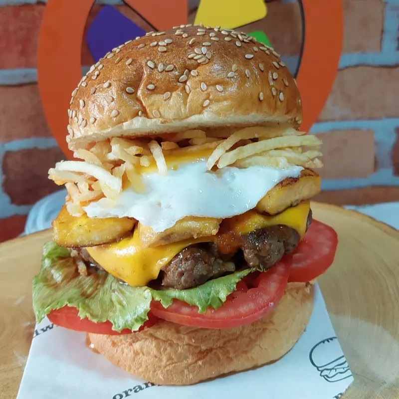 Orange Burger A lo Pobre