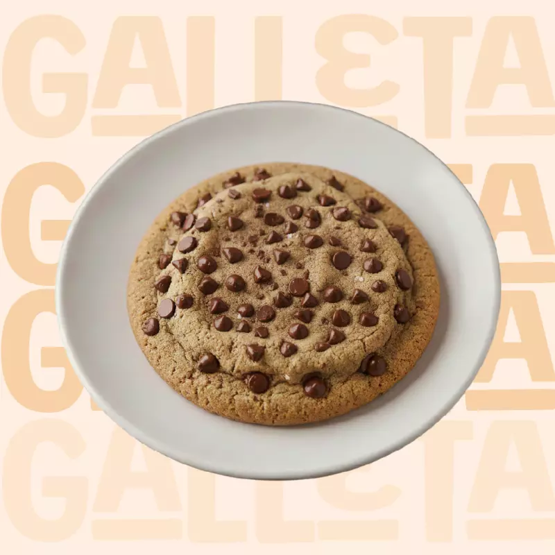 Galleta con chips de chocolate