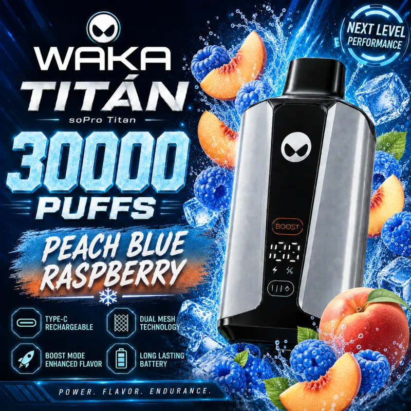 Wak30- Peach Blue Raspberry 🍑🫐🫐