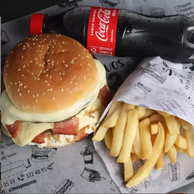 Combo Hamburguesa Clásica de pollo