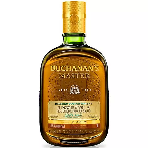 Whisky Buchanans Master botella