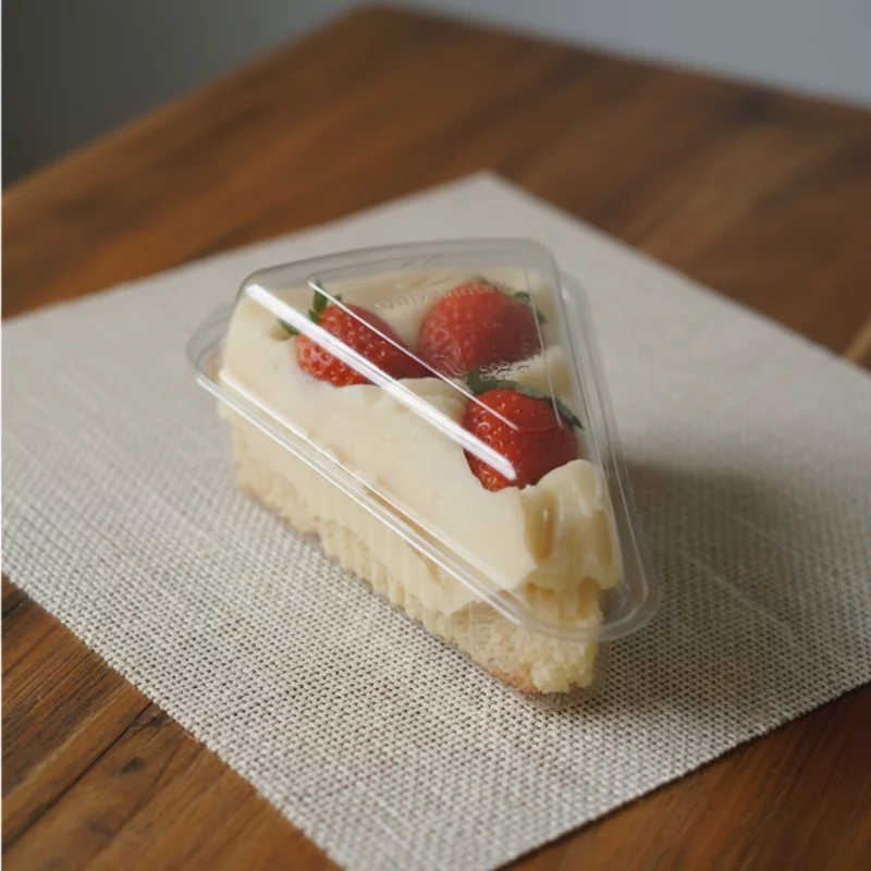 Bolo Ninho com morango fatia