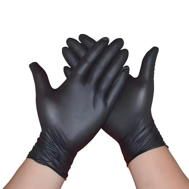 Guantes De Nitrilo Negros 100ud