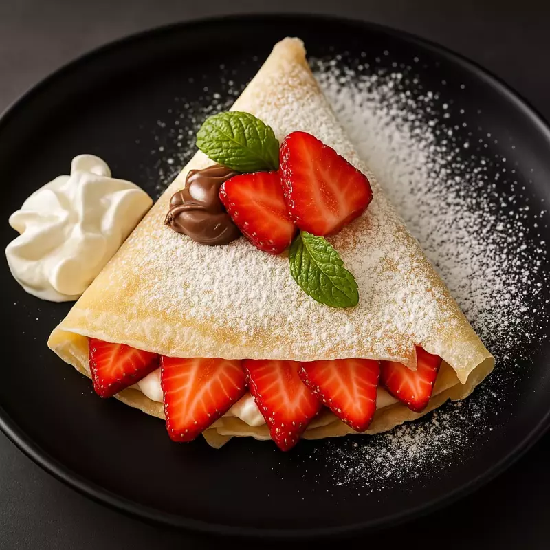 Crepa de kit-kat o caramelo