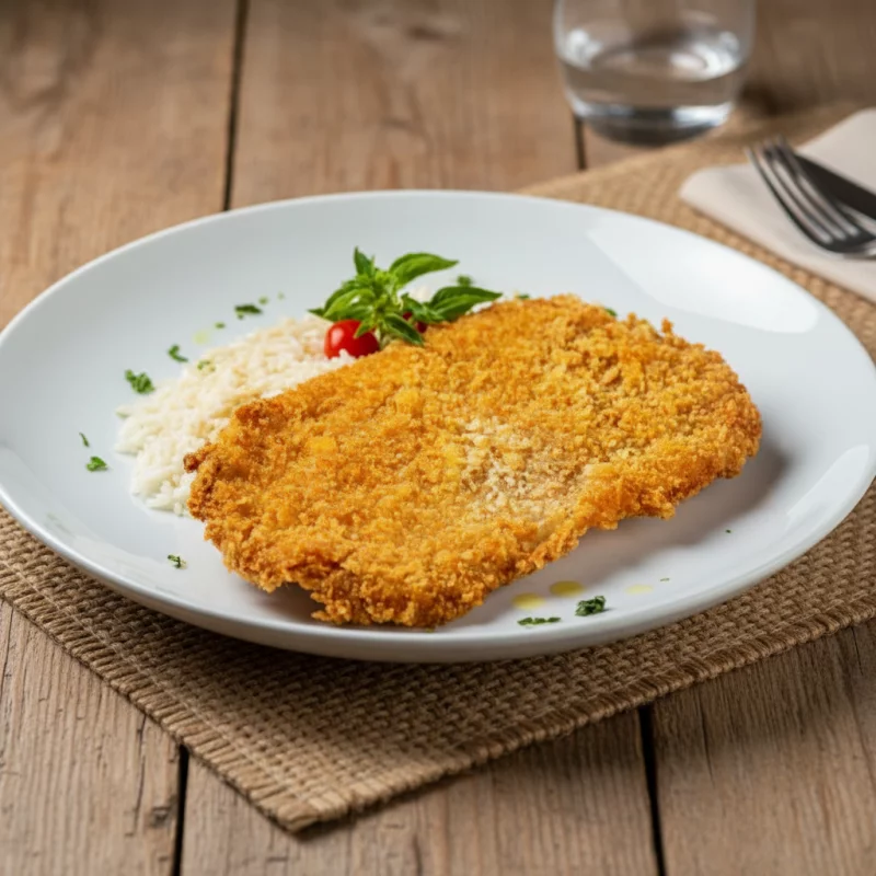 Prato Feito Frango milanessa