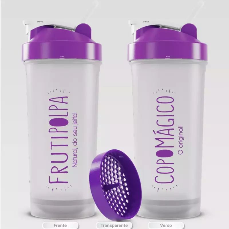 Copo Mágico 600ml. Transp. | Roxo