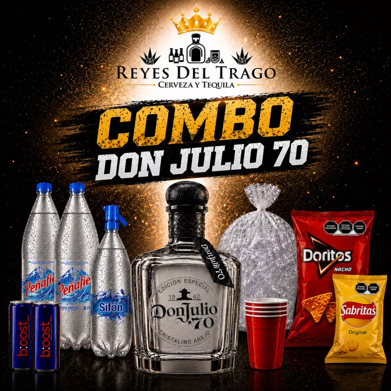 COMBO DON JULIO 70  CRISTALINO