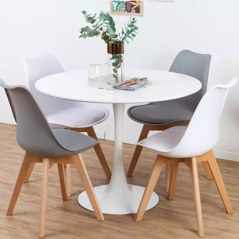 Mesa Tulip 100 cm+ 4 sillas tulip