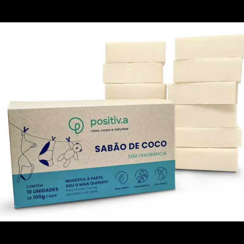 Sabão de Coco em Barra 100g