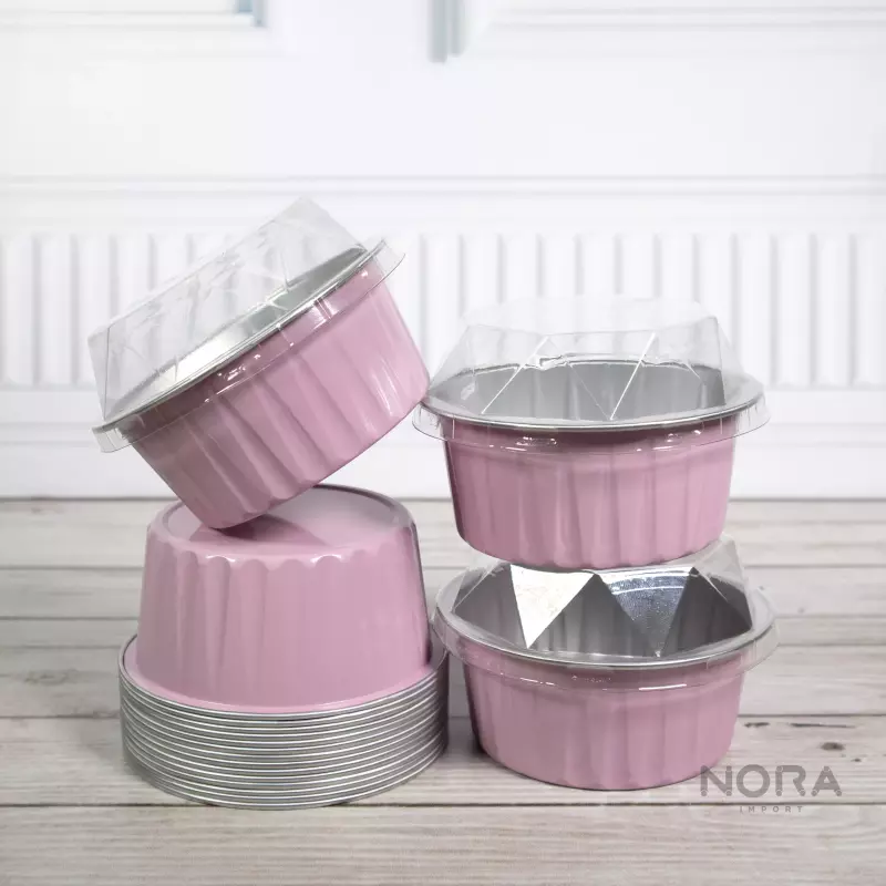 Aluminio Redondo Rosa 125 ml