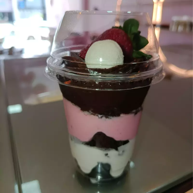 Verrine Mousse de Morango G