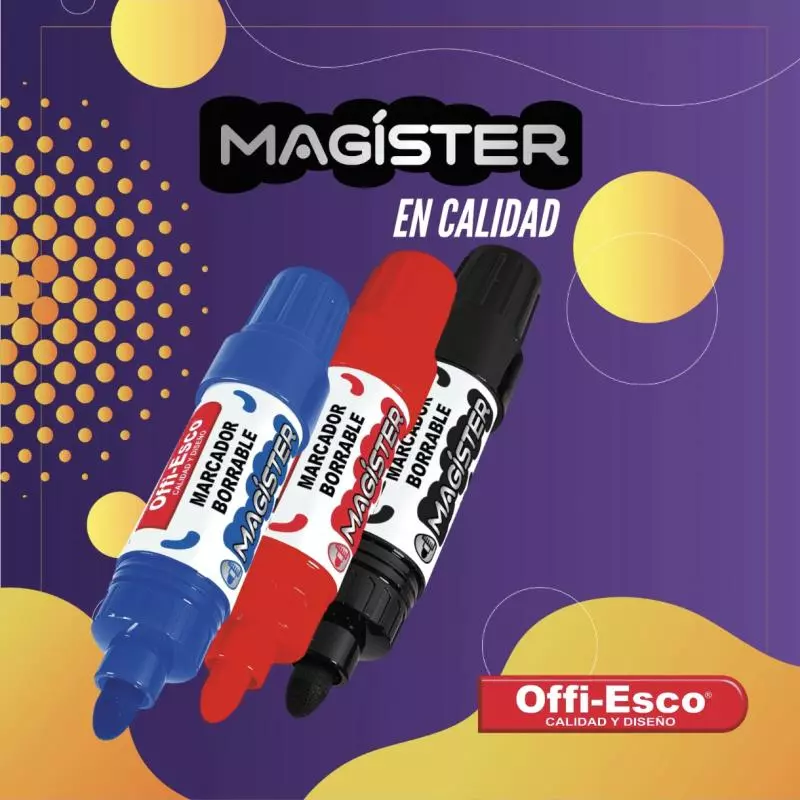 MARCADOR BORRABLE OFFIESCO MAGISTER