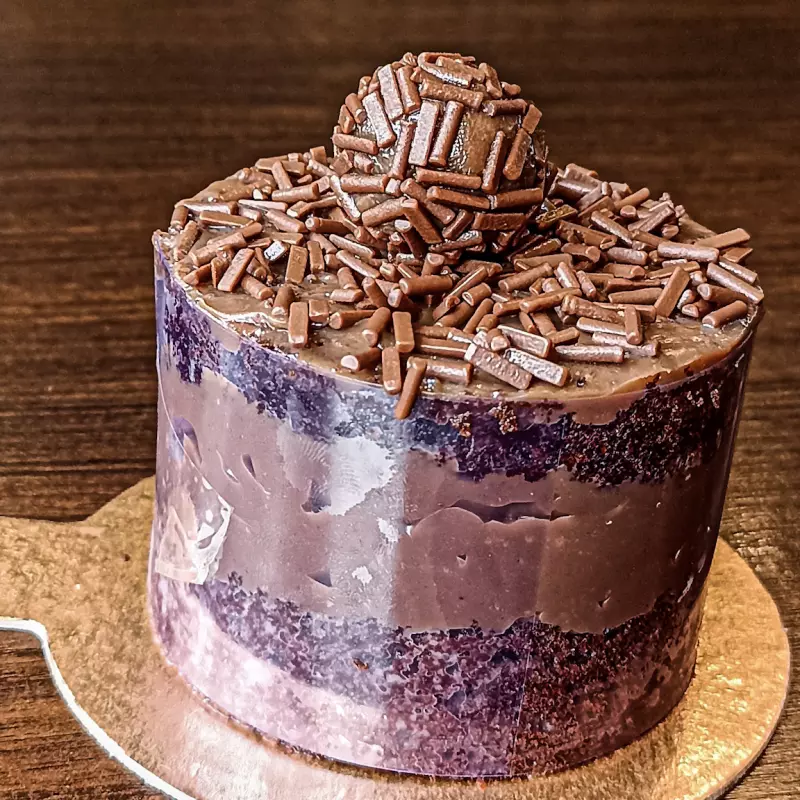 Mini Cake de brigadeiro