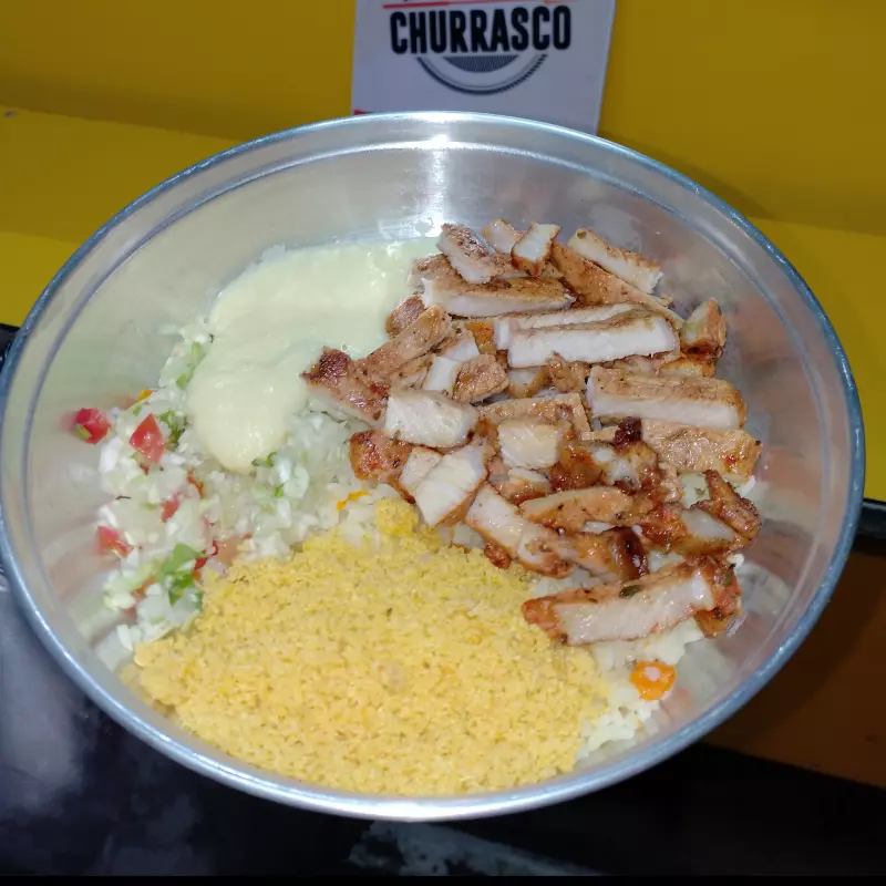 CHURRASCO DE FILÉ DE FRANGO