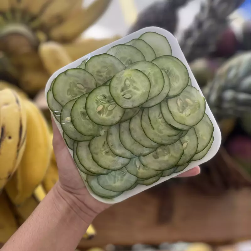 Pepino Japonês em Rodelas