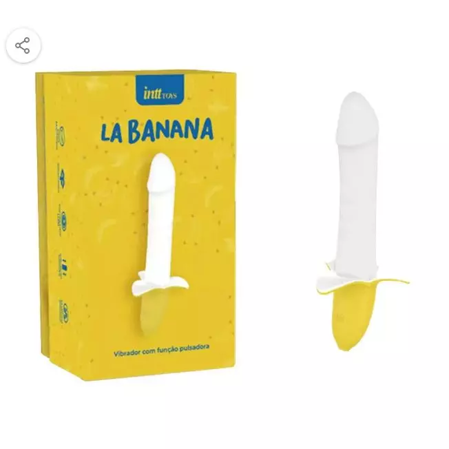 La Banana Vibrador Vai e Vem Intt