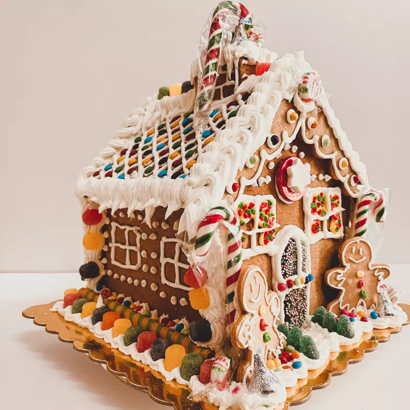 Casita de jengibre grande