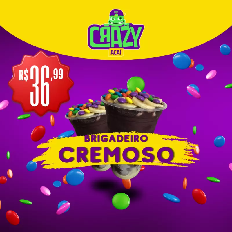 Combo Brigadeiro Cremoso 500ml 5%OFF