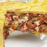 Empadão de carne seca com catupiry