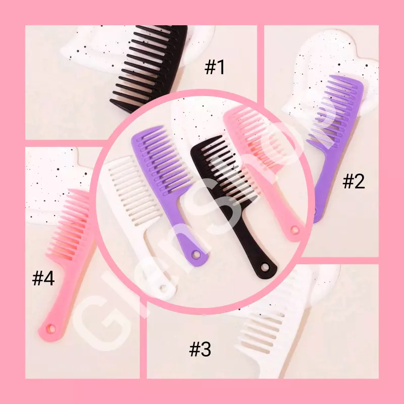 Peine de dientes anchos