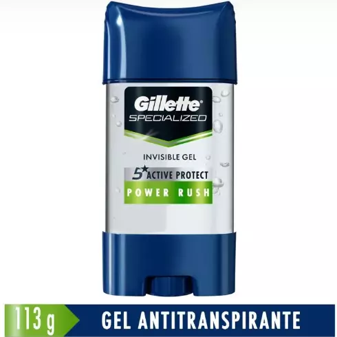 Dte Gillette 3X Gel Power Rush 113 G