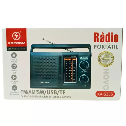 RADIO FM/AM/SW/BT KAPBOM KA-3355