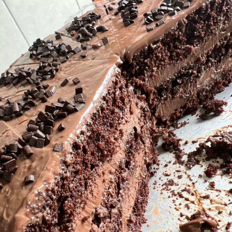Fatia Chocolatuda