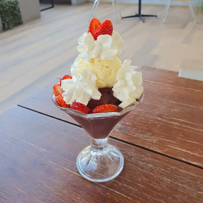 Açaí com sorvete