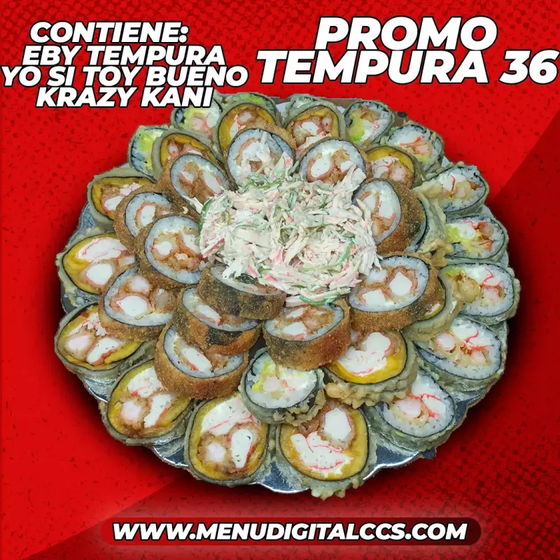 TEMPURA 36 PIEZAS