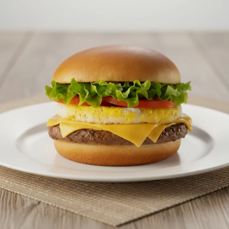 Hamburguesa con Queso y Huevo