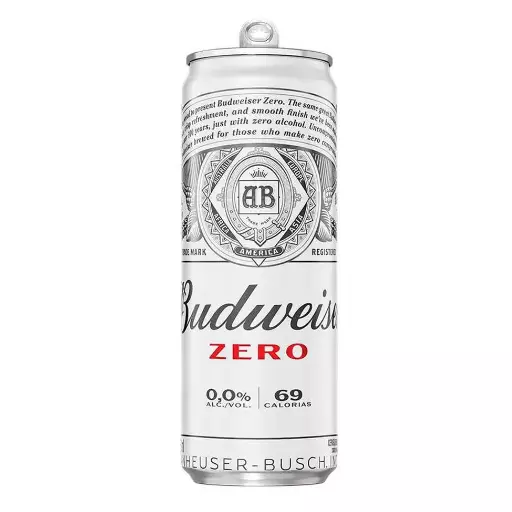 BUDWEISER  LATA ZERO
