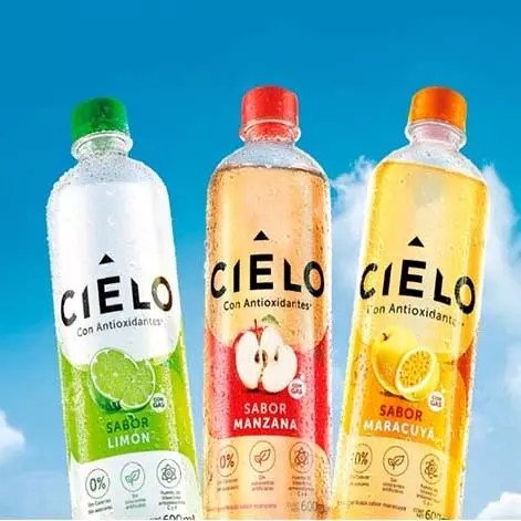 AGUA  CIELO SABORIZADA CON GAS