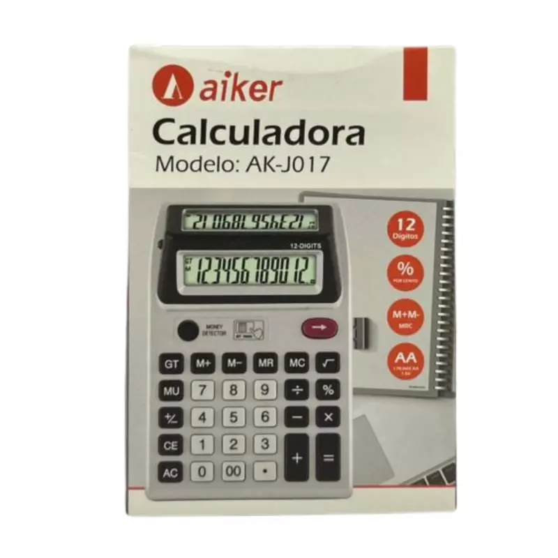 CALCULADORA AIKER TELA DUPLA AK-J017