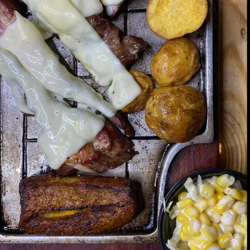 Costilla Ahumada gratinada