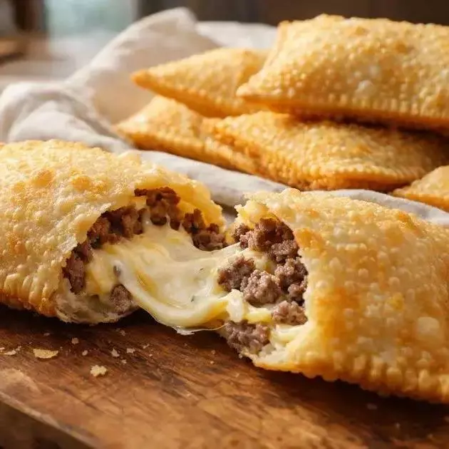 Pastel de Carne com Mussarela