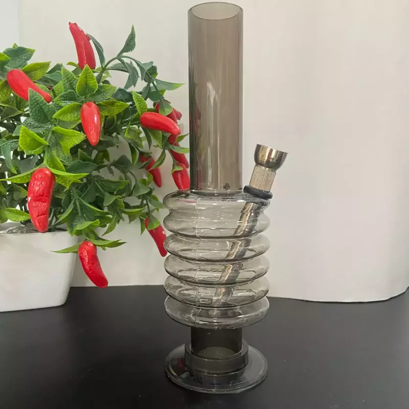 Bong de Acrilico Cinza Medio 22cm