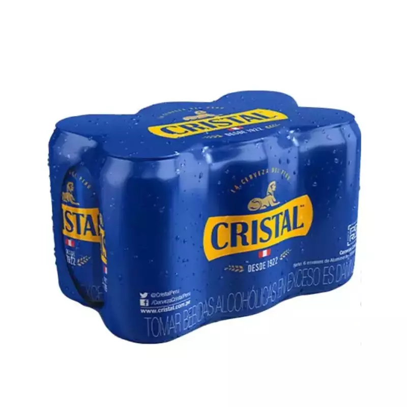 Cristal Lata 355ML (Six Pack)