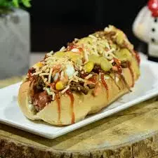 Perro Caliente con carne