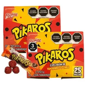 Pikaros tamarindo y chile x25 piezas