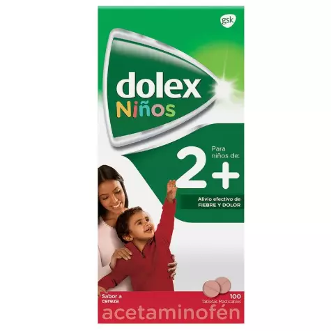 DOLEX PEDIATRICO 100 TAB MASTICABLE