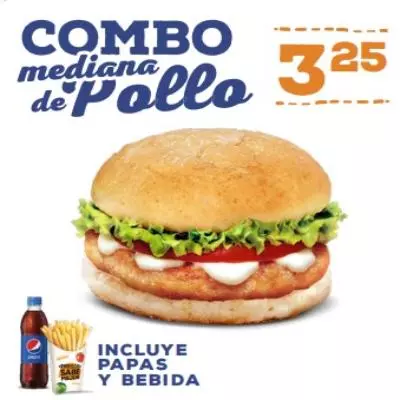COMBO MEDIANO DE POLLO