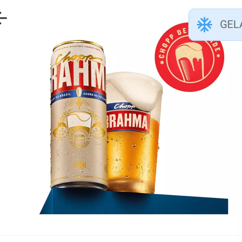Brahma chopp 350ml