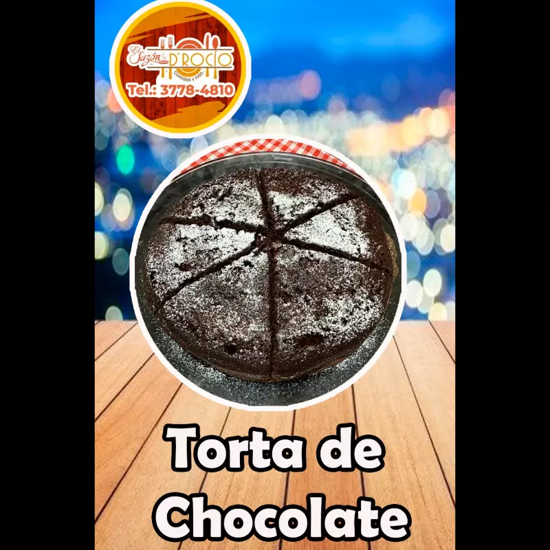 TORTA DE ROCIO EN SABOR A CHOCOLATE