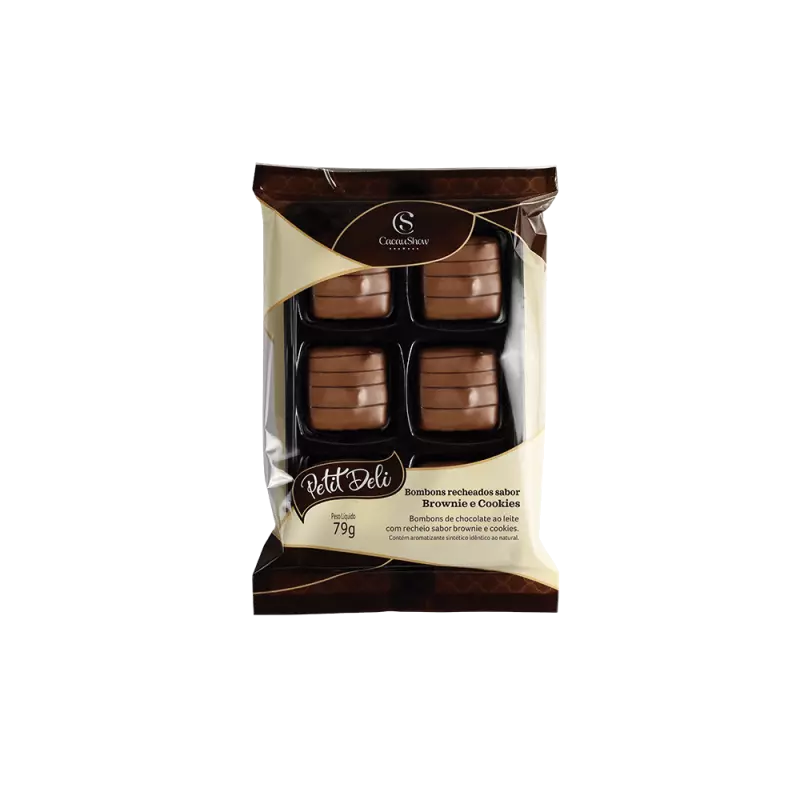 Petit deli brownie decorado 79g